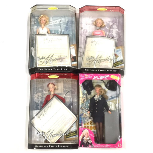マテル 17155 バービー as Marilyn マリリンモンロー バービー人形 他 17451 Gentlemen Prefer Blondes 等 計4点